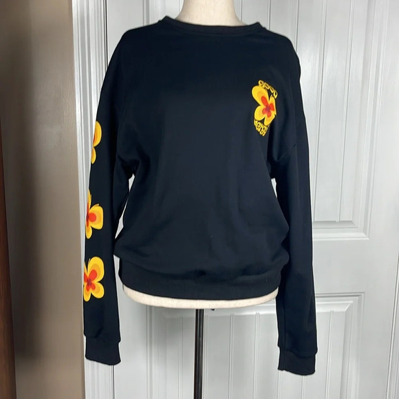 Petals and Peacock/70’S inspired sweatshirt Good Energy Sz XL - Picture 11 of 16